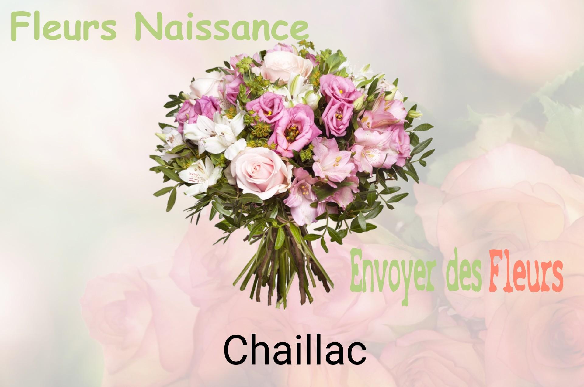 Bouquet de fleurs de naissance livré à Chaillac